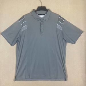 Travis Mathew Mens XXL Golf Polo‎ Shirt Gray Relaxed Fit